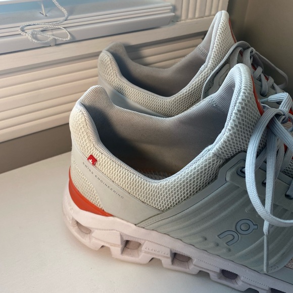 On Cloudswift 2.0 Men’s Running Shoes White Flame - Picture 2 of 7